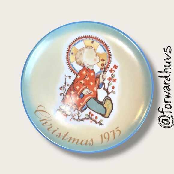 1975 Schmid “Christmas Child” Plate – Sister Berta Hummel – No Box - Picture 1 of 7